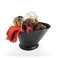 Integra Miltex Chimney 47144 Woodfield Coal Hod Sampler With Golves. Contains Magical Color Cones  Pine Cone Fire Starters  Southern Fatwood  and 13 Inch Woodburner Fts Red Leather Gloves 47144